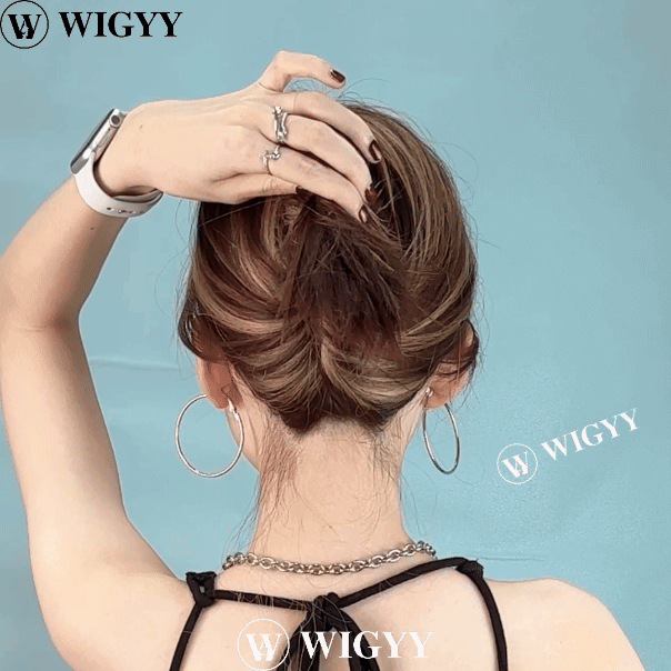 Claw Clip Messy Bun Hair Piece