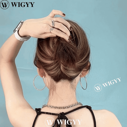 Claw Clip Messy Bun Hair Piece