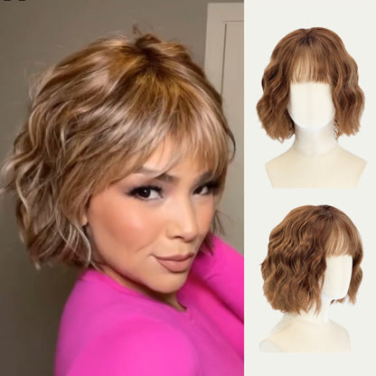 Chloe - Wigyy Curl Bob Wig with Bang