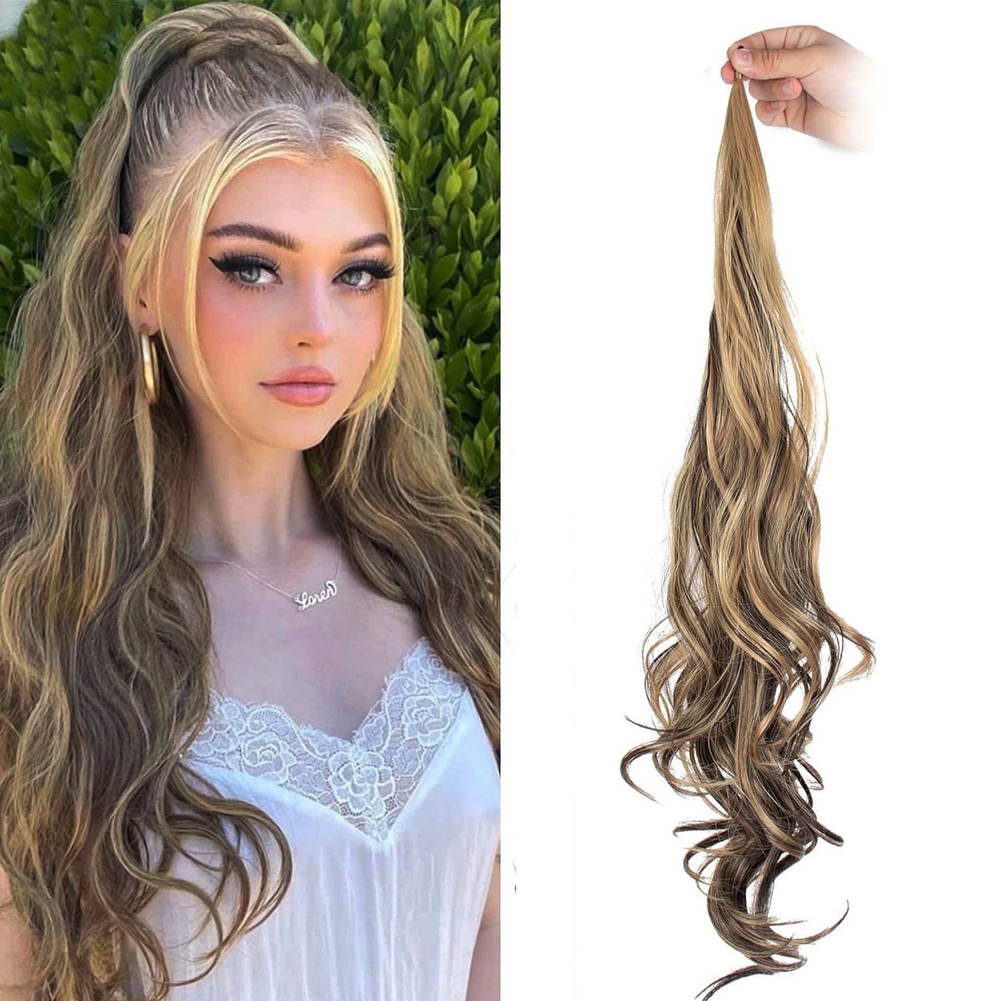 32 Inch Flexible Wrap Around Ponytail