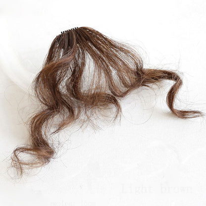 100% Human Hair curly hair air bangs
