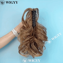 Claw Clip Short Ponytail Hair Extensions Bendable Metals Messy Bun